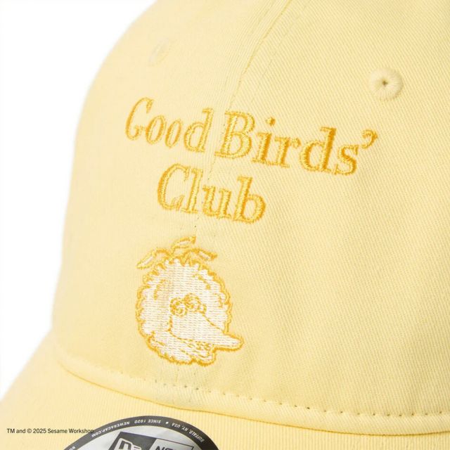 ニューエラ キャップ レディース NEWERA 920 SESAME BIGB 9TWENTY セサミストリート コラボ Good Birds’ Club ビッグバード キャップ 14682617 ベビーイエロー ユニセックス クロスストラップ 限定モデル 14682617 (250904)