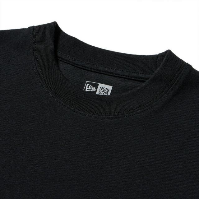 ニューエラ ロンt メンズ 長袖 オーバーサイズド コットン Tシャツ Tagging ブラック ホワイト 14682691 14682689 ストリート風プリント 男女兼用 NEWERA LS OS CT TEE TAGGING 長袖 オーバーサイズド  Tagging 8oz 厚手 メール便 (250904)