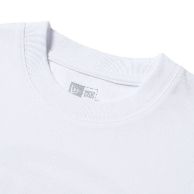ニューエラ ロンt メンズ 長袖 オーバーサイズド コットン Tシャツ Tagging ブラック ホワイト 14682691 14682689 ストリート風プリント 男女兼用 NEWERA LS OS CT TEE TAGGING 長袖 オーバーサイズド  Tagging 8oz 厚手 メール便 (250904)