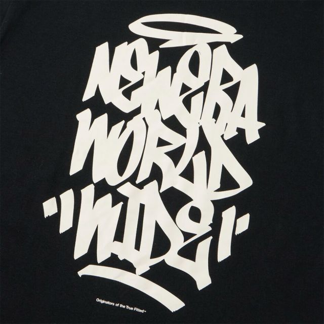 ニューエラ ロンt メンズ 長袖 オーバーサイズド コットン Tシャツ Tagging ブラック ホワイト 14682691 14682689 ストリート風プリント 男女兼用 NEWERA LS OS CT TEE TAGGING 長袖 オーバーサイズド  Tagging 8oz 厚手 メール便 (250904)