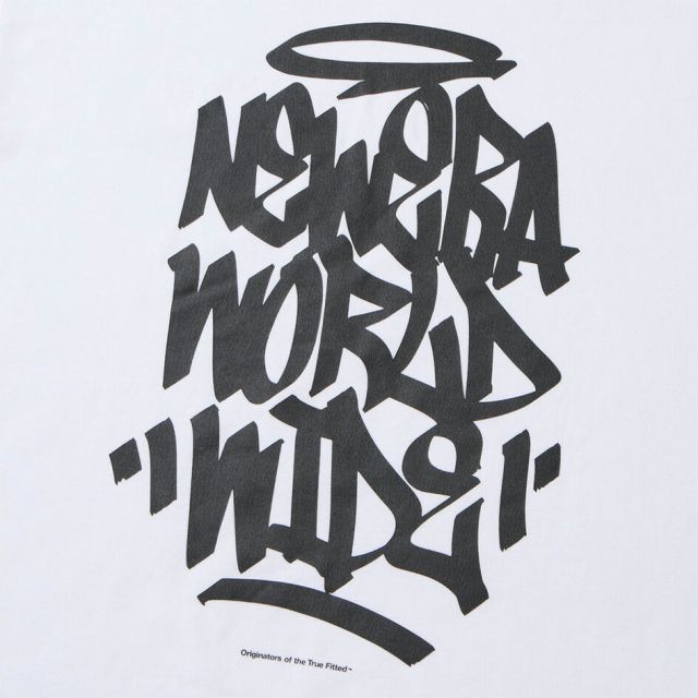 ニューエラ ロンt メンズ 長袖 オーバーサイズド コットン Tシャツ Tagging ブラック ホワイト 14682691 14682689 ストリート風プリント 男女兼用 NEWERA LS OS CT TEE TAGGING 長袖 オーバーサイズド  Tagging 8oz 厚手 メール便 (250904)