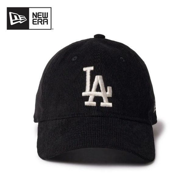 ニューエラ キャップ コーデュロイ NEWERA 920LS MICRO CORDUROY LOSDOD 9TWENTY ロサンゼルス・ドジャース キャップ ブラック MLB メジャーリーグ コーデュロイ 帽子 ユニセックス 14667971 (250904)