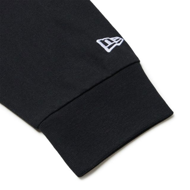 ニューエラ ロンt レディース NEWERA WS LS OVERSIZED COTTON TEE 長袖 オーバーサイズド コットン 14674700 14674699 ブラック ホワイト 女性用 ドロップショルダー オーバーサイズ  14674700 14674699 メール便(250904)