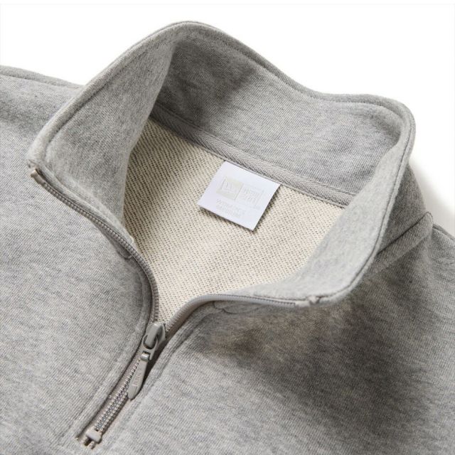 ニューエラ トレーナー 裏起毛 レディース NEWERA WS SWEAT HALF ZIP スウェット ハーフジップ プルオーバー 14674706 14674705 ブラック グレー ハイネック スポーティ ショート丈 ゆったり オーバーサイズ 保温性 (250904)