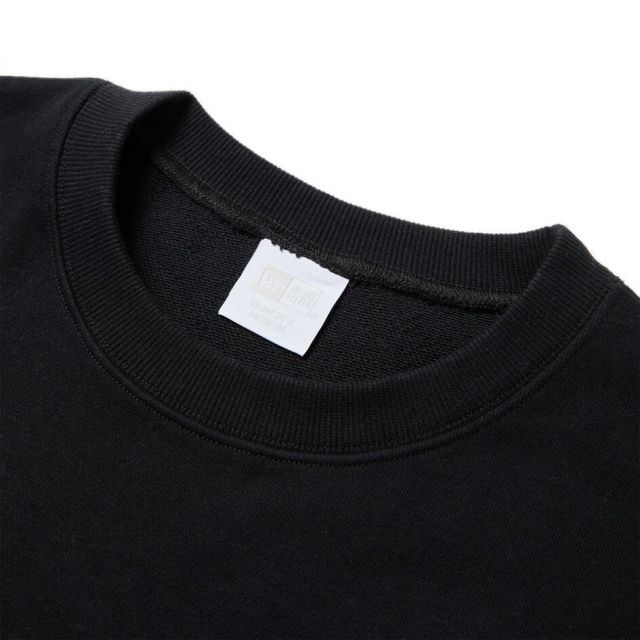 ニューエラ スウェット レディース NEWERA WS SWEAT CREW NECK ベーシック クルーネック 14674710 14674709 ブラック グレー クルーネック スウェット シンプル ベーシック 裏起毛 保温 ゆったり フェミニン (250904)