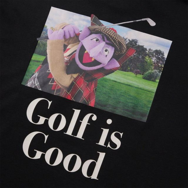 ニューエラ ロンt メンズ NEWERA GF LS HC PF TEE SESAME NENY 長袖 ミッドネック パフォーマンス Tシャツ SESAME STREET セサミストリート Golf is Good / SUNNY DAY クールエラ 吸汗速乾 UVカット ゴルフウェア メール便 (250904)