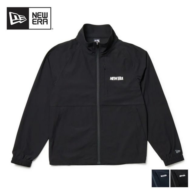 ニューエラ ジャケット メンズ NEWERA PA SLIM TRAINING JKT スリム トレーニングジャケット 14674784 14674783 ブラック ネイビー ストレッチ 吸汗速乾 軽量 トレーニングウェア レディース スポーツ ジムウェア (250904)