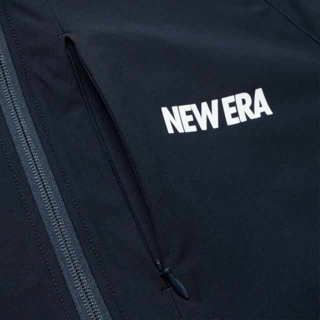 ニューエラ ジャケット メンズ NEWERA PA SLIM TRAINING JKT スリム トレーニングジャケット 14674784 14674783 ブラック ネイビー ストレッチ 吸汗速乾 軽量 トレーニングウェア レディース スポーツ ジムウェア (250904)