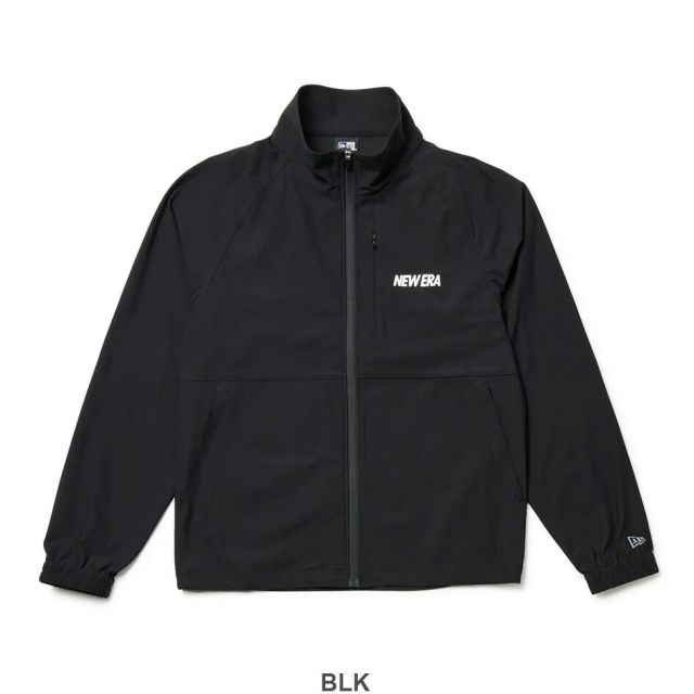 ニューエラ ジャケット メンズ NEWERA PA SLIM TRAINING JKT スリム トレーニングジャケット 14674784 14674783 ブラック ネイビー ストレッチ 吸汗速乾 軽量 トレーニングウェア レディース スポーツ ジムウェア (250904)