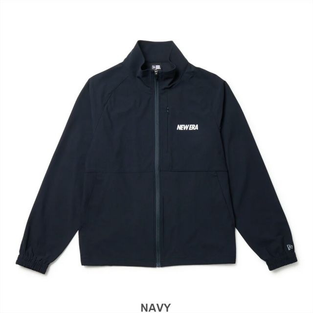 ニューエラ ジャケット メンズ NEWERA PA SLIM TRAINING JKT スリム トレーニングジャケット 14674784 14674783 ブラック ネイビー ストレッチ 吸汗速乾 軽量 トレーニングウェア レディース スポーツ ジムウェア (250904)
