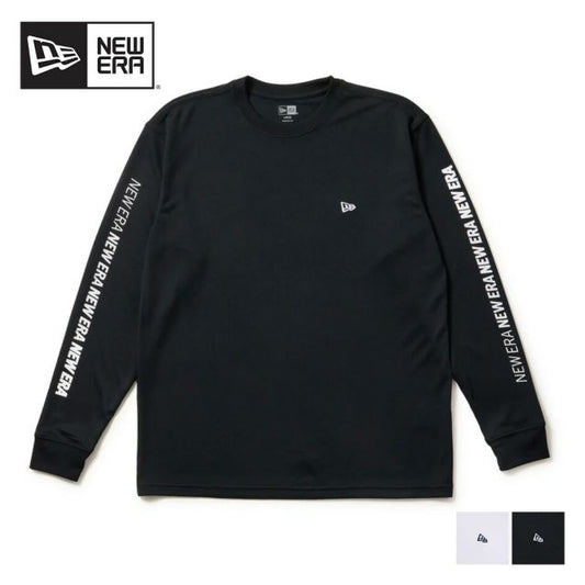 ニューエラ ロンt メンズ NEWERA PA LS TC TEE SLEEVE LOGO 長袖 テック Tシャツ Speed Logo 14674824 14674823 ブラック ホワイト パフォーマンスアパレル COOLERA 吸汗速乾 ストレッチ ドライ スポーツウェア レディース メール便 (250904)