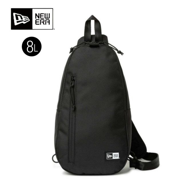 ニューエラ ボディバッグ ワンショルダー メンズ レディース ユニセックス 14521373 8L NEW ERA BODY BAG ブラック 斜め掛け カバン リュック アウトドア 通勤 通学 旅行 軽量 シンプル (251124)