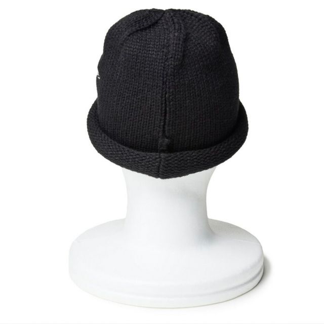ニューエラロールニット Roll Knit ブラック 14312098 浅めシルエット 90sスケータースタイル ユニセックス ニットキャップ NEWERA ROLL KNIT (251020)
