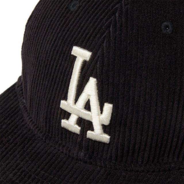ニューエラ キャップ コーデュロイ NEWERA RC950LS MLB 8W CORD NEYYAN RC 9FIFTY ロサンゼルスドジャース ニューヨークヤンキース ブラック ネイビー レザーストラップ 9FIFTY メンズ レディース 秋冬14667634 14667635 (251011)