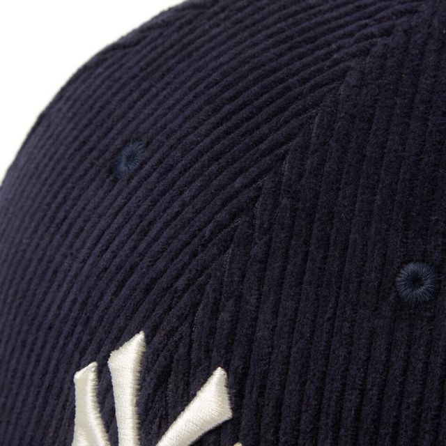 ニューエラ キャップ コーデュロイ NEWERA RC950LS MLB 8W CORD NEYYAN RC 9FIFTY ロサンゼルスドジャース ニューヨークヤンキース ブラック ネイビー レザーストラップ 9FIFTY メンズ レディース 秋冬14667634 14667635 (251011)