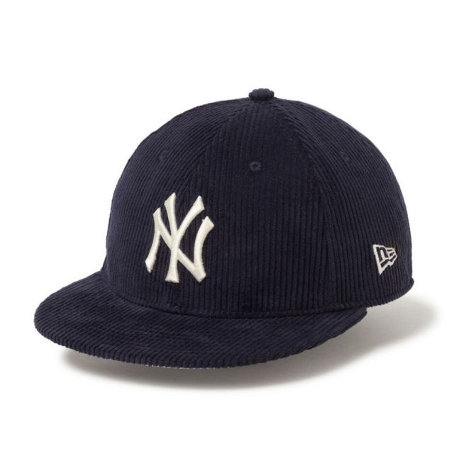 ニューエラ キャップ コーデュロイ NEWERA RC950LS MLB 8W CORD NEYYAN RC 9FIFTY ロサンゼルスドジャース ニューヨークヤンキース ブラック ネイビー レザーストラップ 9FIFTY メンズ レディース 秋冬14667634 14667635 (251011)