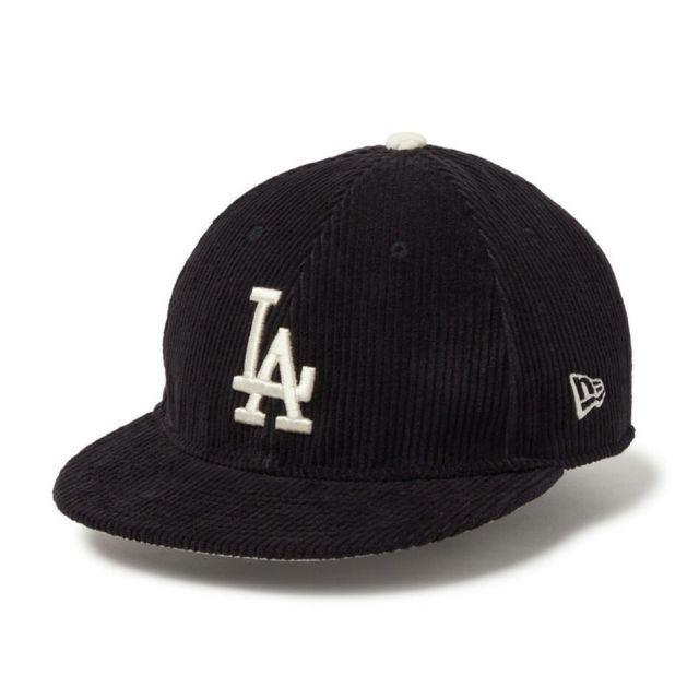 ニューエラ キャップ コーデュロイ NEWERA RC950LS MLB 8W CORD NEYYAN RC 9FIFTY ロサンゼルスドジャース ニューヨークヤンキース ブラック ネイビー レザーストラップ 9FIFTY メンズ レディース 秋冬14667634 14667635 (251011)