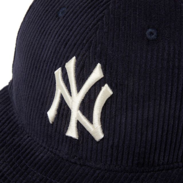 ニューエラ キャップ コーデュロイ NEWERA RC950LS MLB 8W CORD NEYYAN RC 9FIFTY ロサンゼルスドジャース ニューヨークヤンキース ブラック ネイビー レザーストラップ 9FIFTY メンズ レディース 秋冬14667634 14667635 (251011)