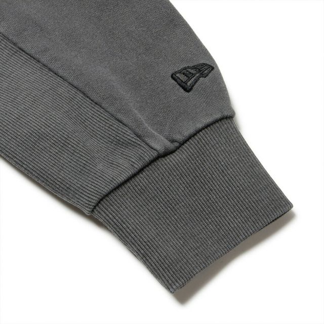 ニューエラ トレーナー レディース NEWERA WS SWEAT CREW NECK GARMENT DYE 14674712 Women's オーバーサイズド クルーネック スウェット 裏毛 ガーメントダイ チャコールグレー(251011)