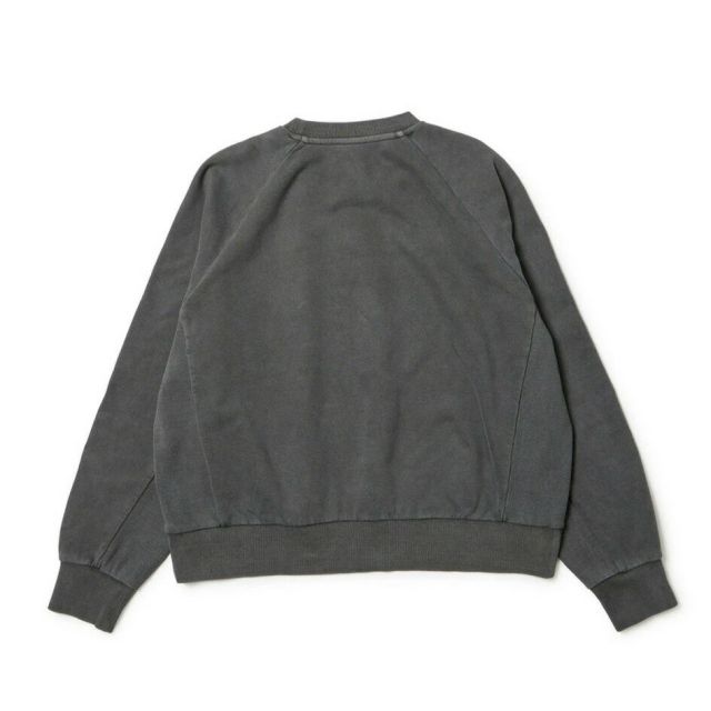 ニューエラ トレーナー レディース NEWERA WS SWEAT CREW NECK GARMENT DYE 14674712 Women's オーバーサイズド クルーネック スウェット 裏毛 ガーメントダイ チャコールグレー(251011)