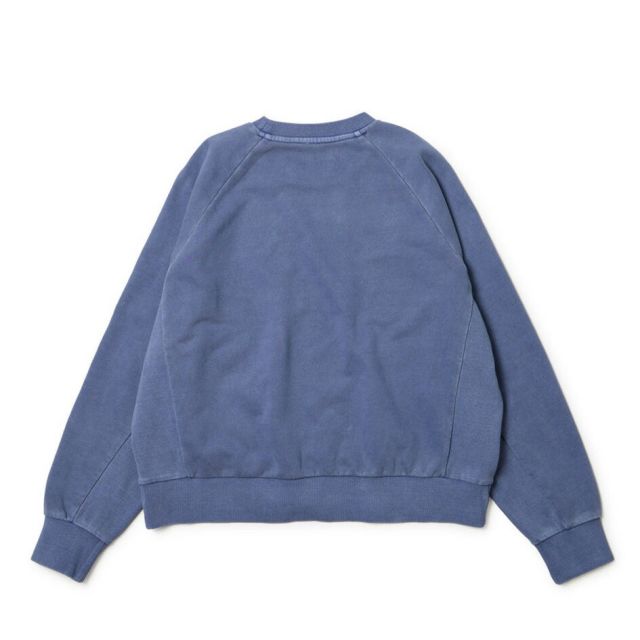 ニューエラ トレーナー レディース NEWERA WS SWEAT CREW NECK GARMENT DYE 14674712 Women's オーバーサイズド クルーネック スウェット 裏毛 ガーメントダイ チャコールグレー(251011)