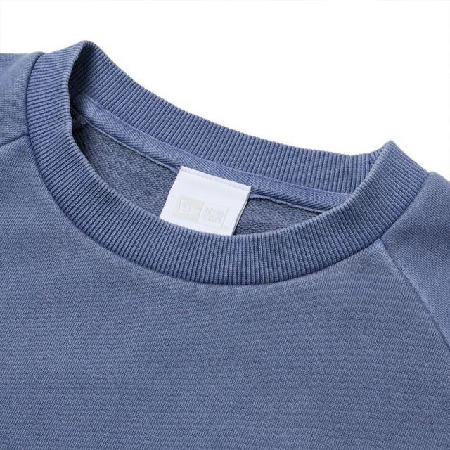 ニューエラ トレーナー レディース NEWERA WS SWEAT CREW NECK GARMENT DYE 14674712 Women's オーバーサイズド クルーネック スウェット 裏毛 ガーメントダイ チャコールグレー(251011)