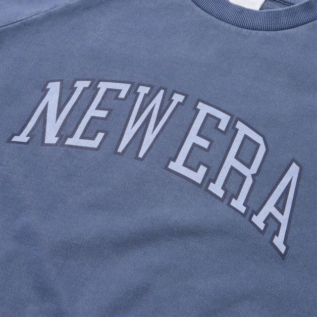 ニューエラ トレーナー レディース NEWERA WS SWEAT CREW NECK GARMENT DYE 14674712 Women's オーバーサイズド クルーネック スウェット 裏毛 ガーメントダイ チャコールグレー(251011)