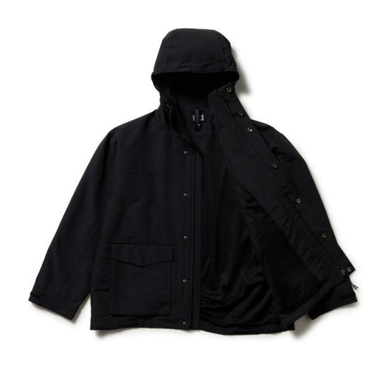 ニューエラ NEWERA MOUNTAIN PARKA ニューエラ マウンテンパーカー ボックスロゴ ウーブンパッチ ブラック 14682676 撥水 アウター ユニセックス (251020)