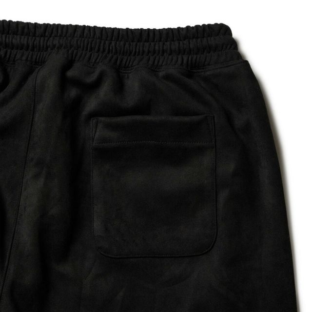 ニューエラ ポリスウェード パンツ スウェード調 イージーパンツ ゆったりシルエット ブラック オリーブ セットアップ対応 Poly Suede Pants 14682659 14682658 New Era NEWERA P SUEDE PANTS  (251020)