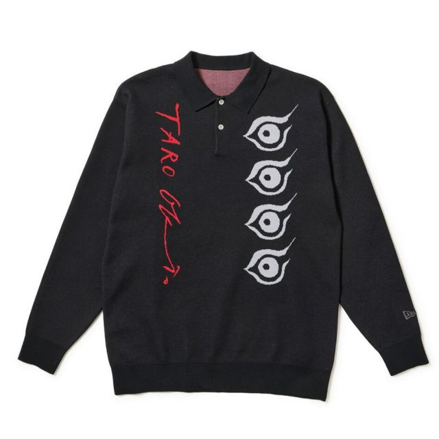 NEW ERA GF LS KNIT POLO SHIRT TAROKA ME