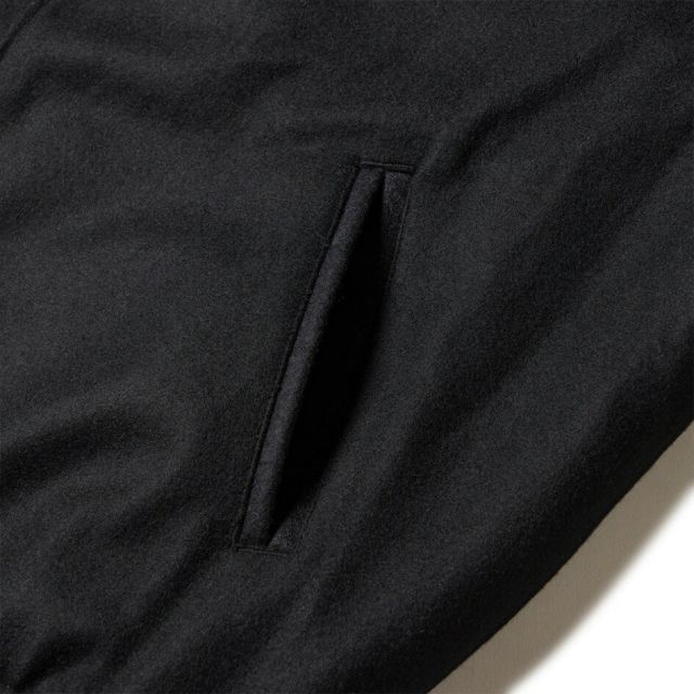 ニューエラ メルトン バーシティジャケット ロサンゼルス ドジャース ブラック FW25 ユニセックス MLB ウール混 アウター 秋冬