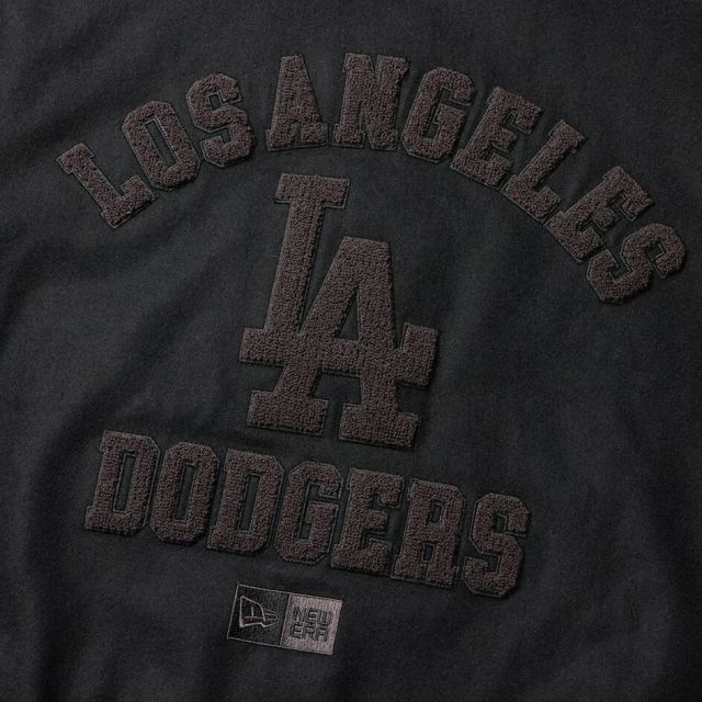 ニューエラ メルトン バーシティジャケット ロサンゼルス ドジャース ブラック FW25 ユニセックス MLB ウール混 アウター 秋冬