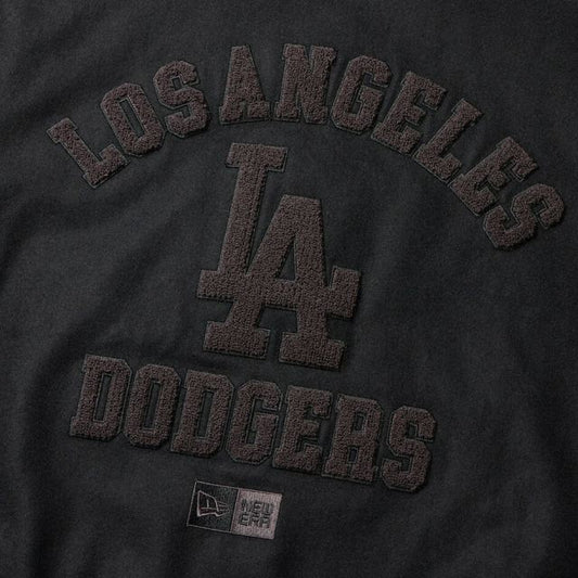 ニューエラ メルトン バーシティジャケット ロサンゼルス ドジャース ブラック FW25 ユニセックス MLB ウール混 アウター 秋冬