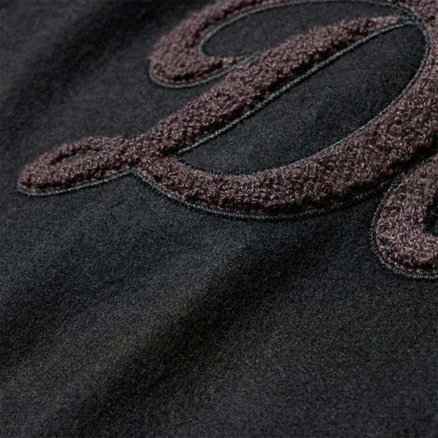 ニューエラ メルトン バーシティジャケット ロサンゼルス ドジャース ブラック FW25 ユニセックス MLB ウール混 アウター 秋冬