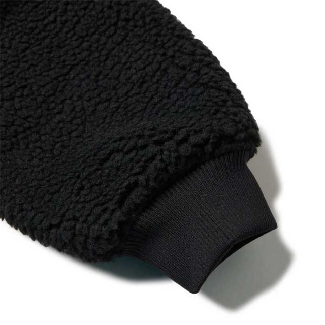 ニューエラ ジャケット メンズ NEWERA 14682729 ボアブルゾン ブラック FW25 オーバーサイズド フリース アウター 秋冬 メンズ レディース ユニセックス 防風 保湿 キャンプ アウトドア