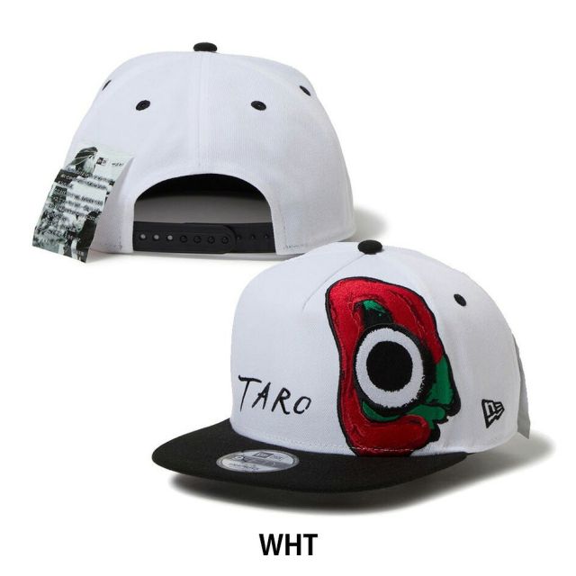 ニューエラ 9FIFTY A-Frame 岡本太郎 にらめっこ キャップ NEW ERA TARO OKAMOTO コラボ アジャスタブル スナップバック ゴルフ ネイビー ホワイト キャップ 帽子 14683753 14683752 GF 950AF TAROKA NIRAMEKKO
