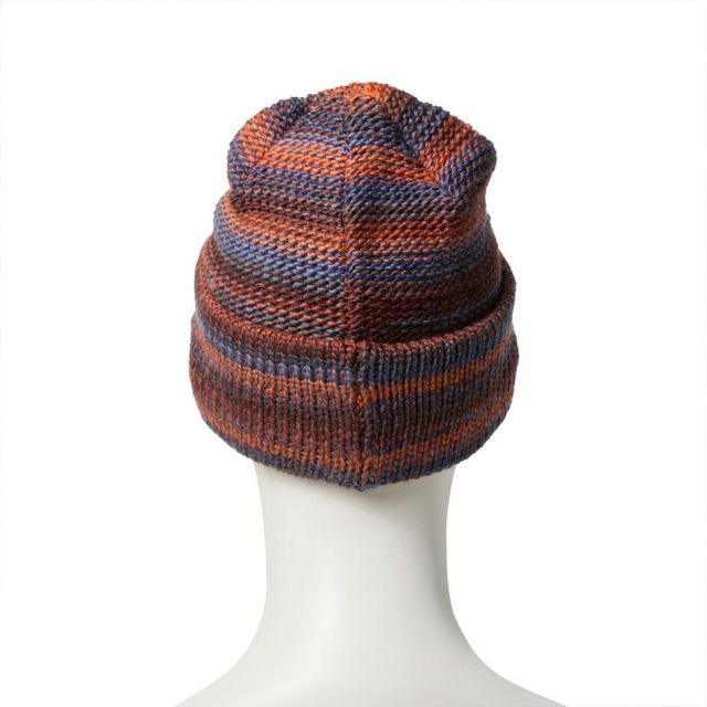 ニューエラ ニットキャップ ワッチ ビーニー 帽子 秋冬 防寒 ストリート カジュアル ユニセックス NEW ERA ベーシック カフニット グラデーション オレンジ ネイビー 14682529 14682530 LG CUFF KNIT GRADATION メール便 (251206)