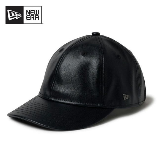 ニューエラ シンセティックレザー キャップ ブラック クロスストラップ サイズ調整可 ユニセックス NEW ERA 9THIRTY Synthetic Leather Cap Blac 14667937 930CS SYNTHETIC LEATHER (251206)