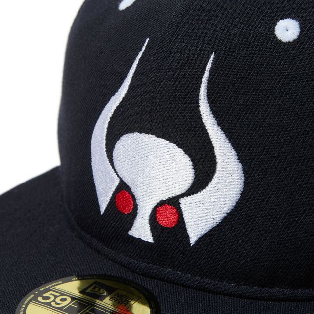 ニューエラ 59FIFTY キャップ 岡本太郎 近鉄バファローズ 1978 ソフトバックラム フラットバイザー ネイビー 帽子 NEWERA 5950SB KINBUF 1997  (260211)