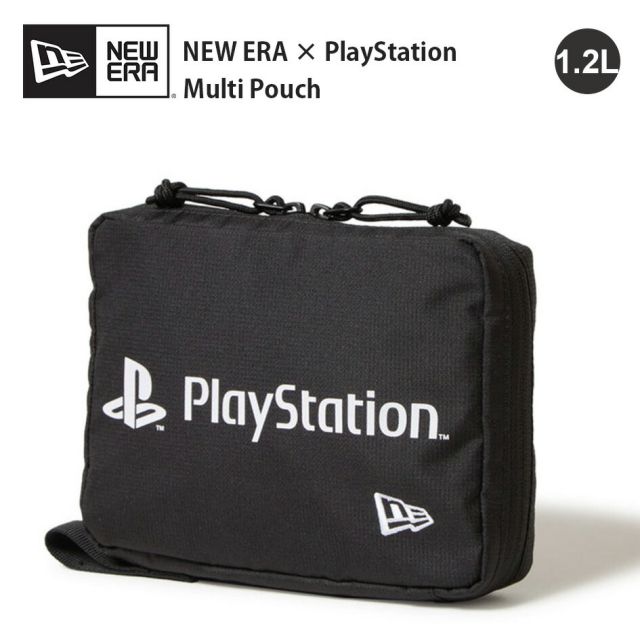 ニューエラ NEW ERA ポーチ マルチポーチ PlayStation 14693287 小物入れ ガジェットケース ブラック 黒 メンズ レディース ユニセックス 収納 コラボ バッグインバッグ