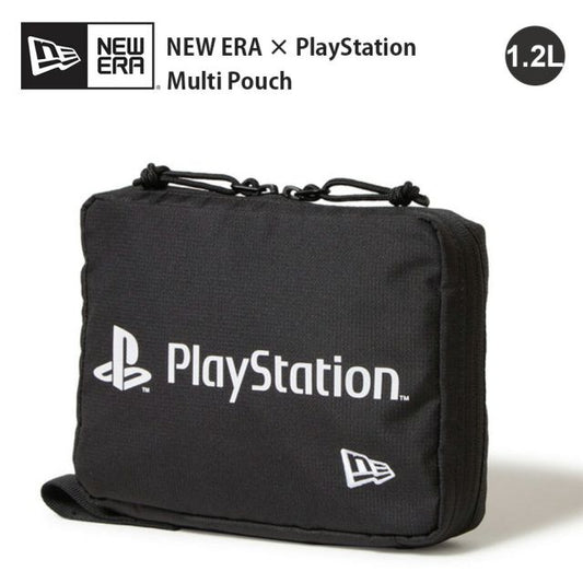 ニューエラ NEW ERA ポーチ マルチポーチ PlayStation 14693287 小物入れ ガジェットケース ブラック 黒 メンズ レディース ユニセックス 収納 コラボ バッグインバッグ