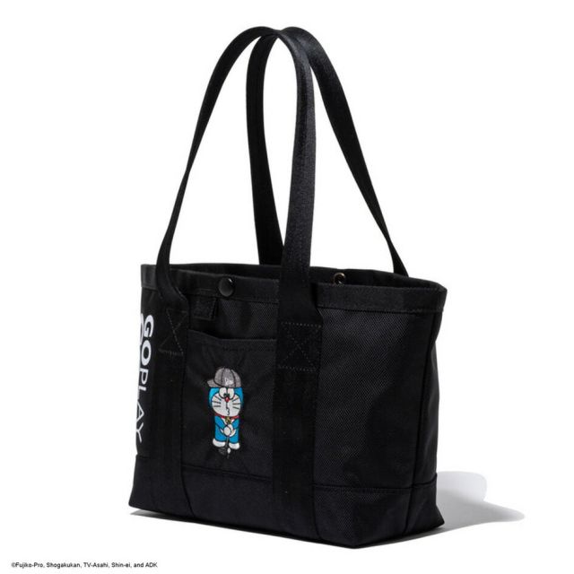 ニューエラ ドラえもん ゴルフ トートバッグミニ 6L ブラック Tote Bag Mini NEW ERA GO PLAY GOLF ユニセックス 14930294 GF TOTE BAG MINI DORAEMON GPG (260316)