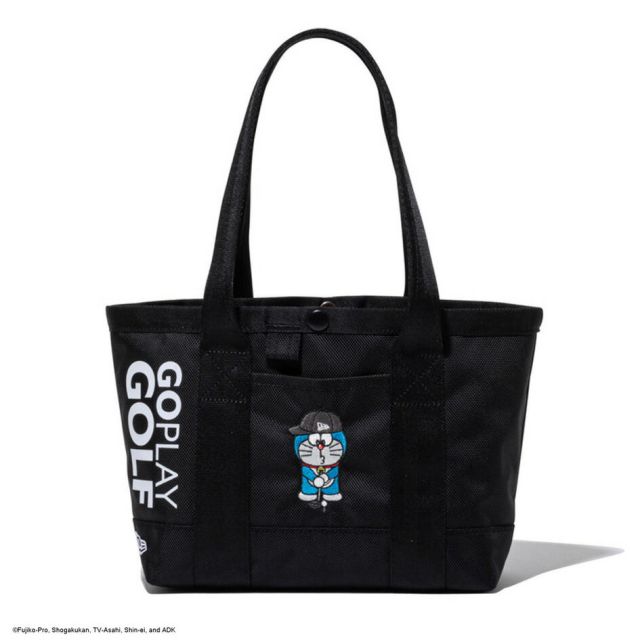 ニューエラ ドラえもん ゴルフ トートバッグミニ 6L ブラック Tote Bag Mini NEW ERA GO PLAY GOLF ユニセックス 14930294 GF TOTE BAG MINI DORAEMON GPG (260316)