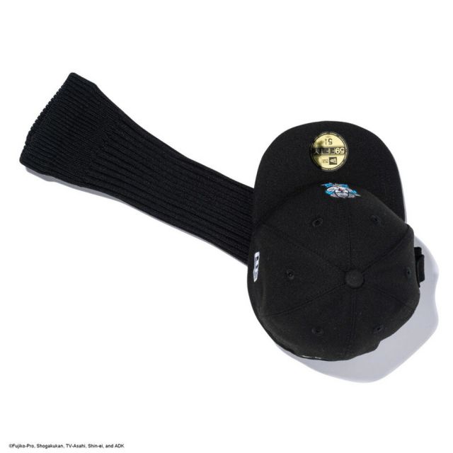 ニューエラ ヘッドカバー ドライバー用 ドラえもん ブラック Driver Head Cover Doraemon Black 14935355 NEW ERA ニューエラ ゴルフ ドライバー用 ヘッドカバー 59FIFTYモチーフ ティーホルダー付き GF HEADCOVER DORAEMON  (260316)