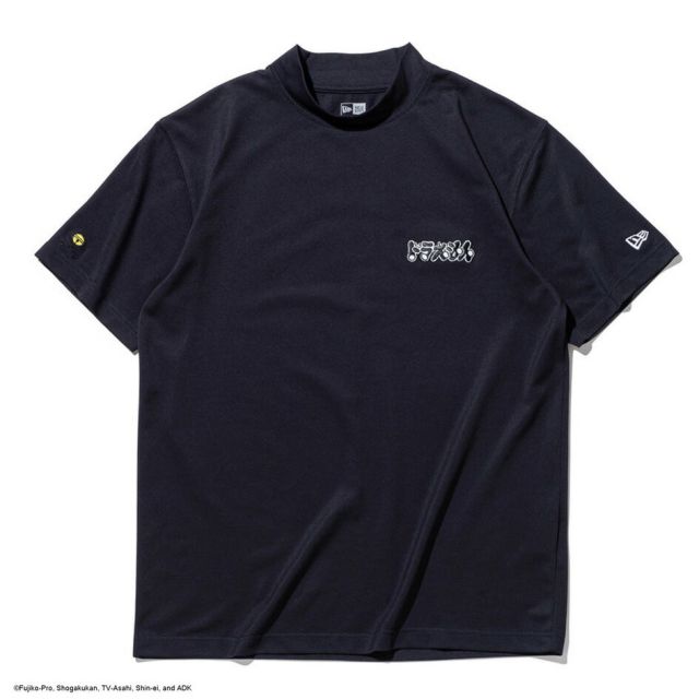 ニューエラ 半袖 鹿の子 ミッドネック Tシャツ ドラえもん ネイビー ホワイト Mid Neck Polo Tee Doraemon 14935373 14935372 NEW ERA ニューエラ ゴルフ 鹿の子 ミッドネック ユニセックス GF SS MID NECK TEE DORAEMON GPG  (260316)
