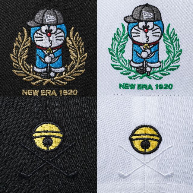 ニューエラ 9FORTY A-Frame On Par ドラえもん NEW ERA 1920 ブラック ホワイト 14935399 14935398 NEW ERA ニューエラ キャップ ゴルフ ドラえもん ポリエステル ユニセックス GF 940AFOP DORAEMON  (260316)