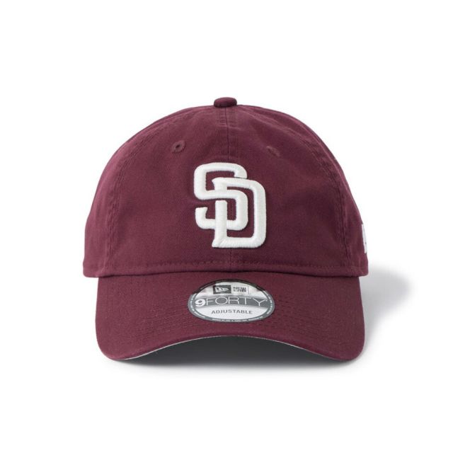ニューエラ キャップ 9FORTY MLB アンストラクチャード Unstructured ヤンキース ドジャース パドレス ブラック ネイビー クロームペブル マルーン 14744833 14744836 14744831 14744835 NEW ERA ニューエラ キャップ ユニセックス 940CS UNSTRUCTURED  (260316)