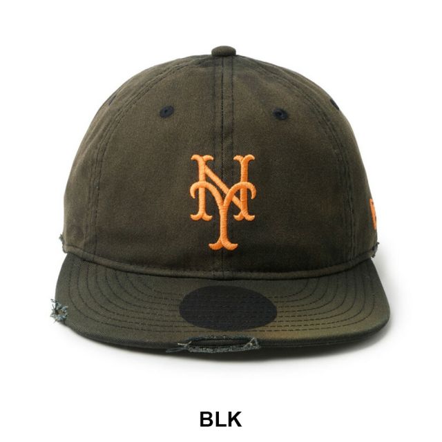 ニューエラ キャップ 9THIRTY ドジャース ヤンキース メッツ NEW ERA GORO 中津川吾郎 ミンナノ ダメージ加工 パッカブル MLB 帽子 メンズ レディース (260316)