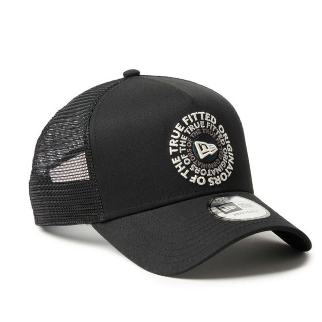 ニューエラ キャップ 9FORTY A-Frame トラッカー Circle OOTTF 14744943 14744944 メッシュキャップ サークルロゴ 帽子 サイズ調整 メンズ レディース NEW ERA 正規品 940AFTR CIRCLE OOTTF 261 (260321)
