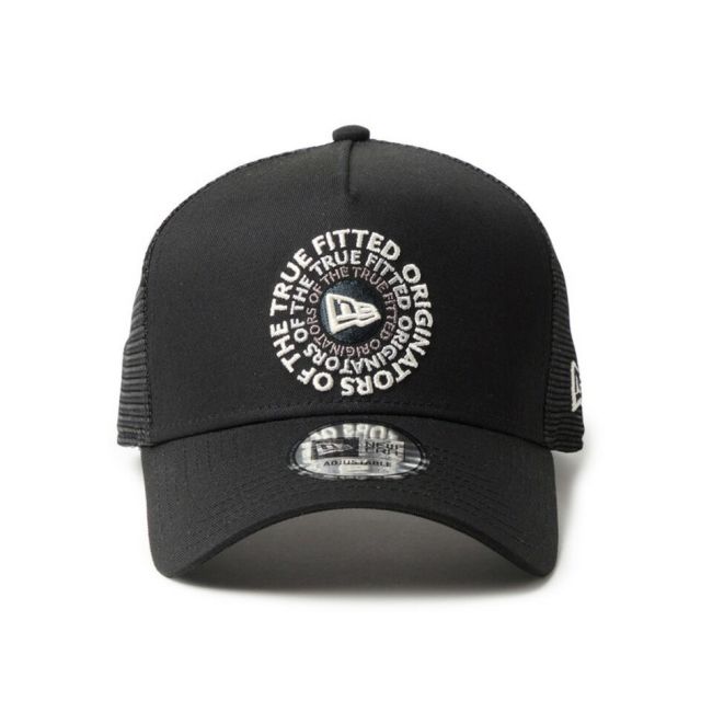 ニューエラ キャップ 9FORTY A-Frame トラッカー Circle OOTTF 14744943 14744944 メッシュキャップ サークルロゴ 帽子 サイズ調整 メンズ レディース NEW ERA 正規品 940AFTR CIRCLE OOTTF 261 (260321)